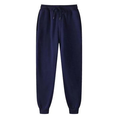 Men's Athletic Trainning Joggers Casual Loose Fit Sweatpants Spring Fall Fleece Lined Pants Elastic Waist Drawstring Trousers
