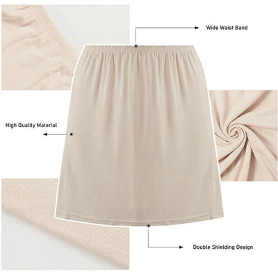 Fashion Women Under Dress Comfortable Summer Ladies Slip Skirt Lace Half Slips Lingerie Satin Skirt Petticoat