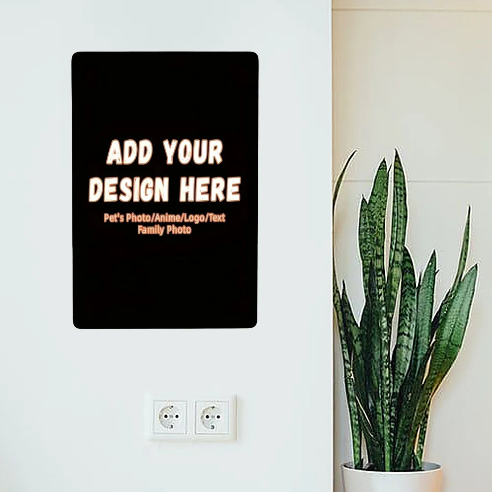 A personalized custom 20.32x30.48cm wooden wall art - personalized photo, image, text, wooden sign for home decoration