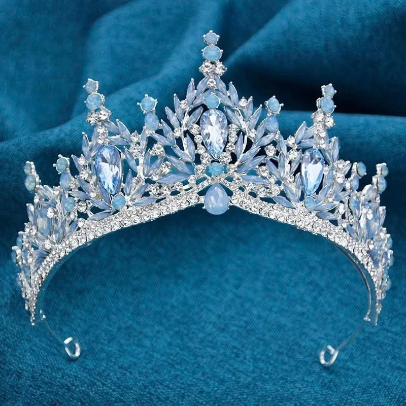 Wedding Tiaras, Bridal Set Costume Accessories, Jewellery Sets for Women 3 Pcs Necklace, Earrings and Crown