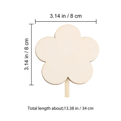 16Pcs Fairy Wands Unfinished Wooden Kids Toys Smooth Creative Craft Party Props Girls Gifts Halloween Birthday Wooden Fairy Wand