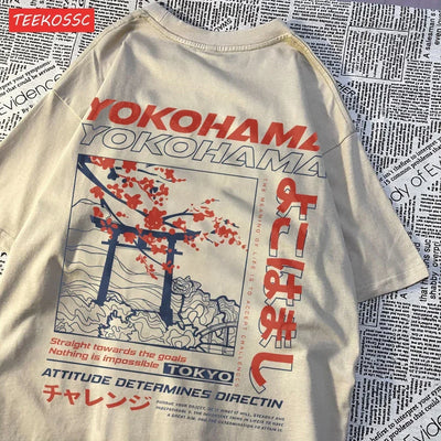 Summer Women T-Shirts Japanese Style Letter Printing Short Sleeve Breathable O-Neck Tops Casual Female Clothes