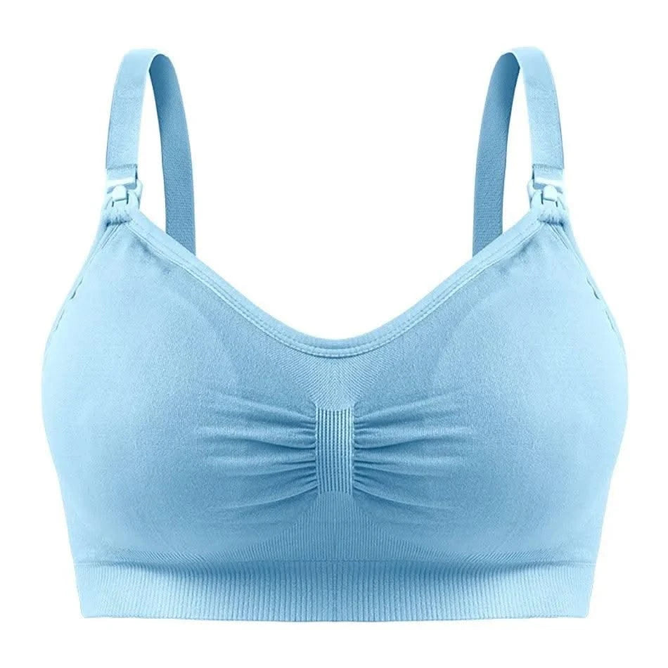 Maternity Bras Double Layer Seamless Bra Pregnancy Clothes Prevent Sagging Breastfeeding Women's Breathable lactancia Bra