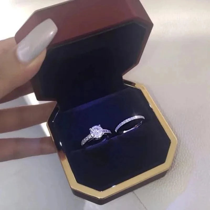 Women's Fashion Wedding Rings Set
