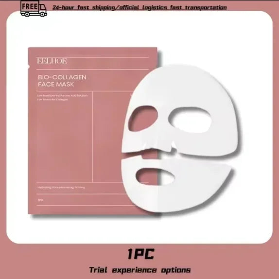 Bio Collagen Face Mask Shrink Pores Deep Hydrating Overnight Mask Moisturizing Refreshing Brightening Face Skin Care