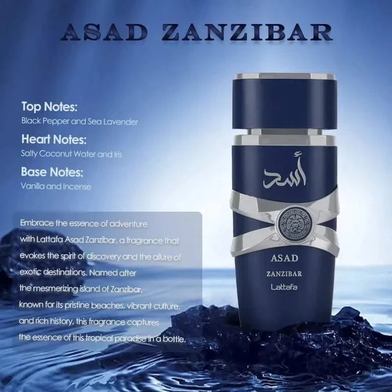 100ML Perfume Has A Long-lasting Fragrance Fresh Light Unique Casual Date Gift Moi Tous Asad Aromatic Scent for Men Women - Elanique