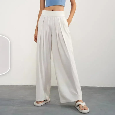 High-waisted wide-leg pants women summer new running yoga fitness pants