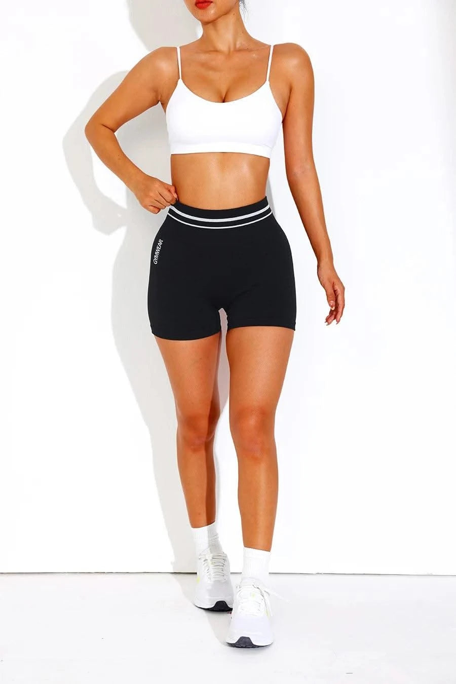 Activewear Women High Waist Yoga Shorts