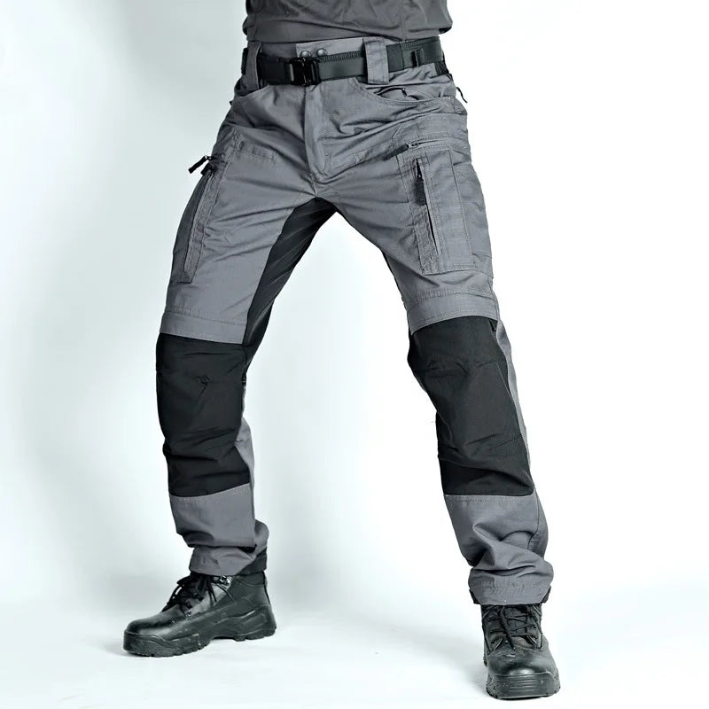 Multi Pockets Tactical Cargo Pants Men's Spring Autumn Outdoor Military Work Trousers Workwear Field Training Combat Pants Male