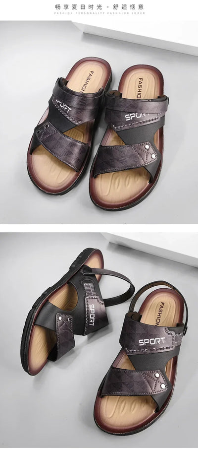 Shiatsu Slippers for Men Cheap Shoes Man Summer Slippers Replicas Luxury Brands Shoes Men Sandals 2024 Trending Flat Sandal Mens