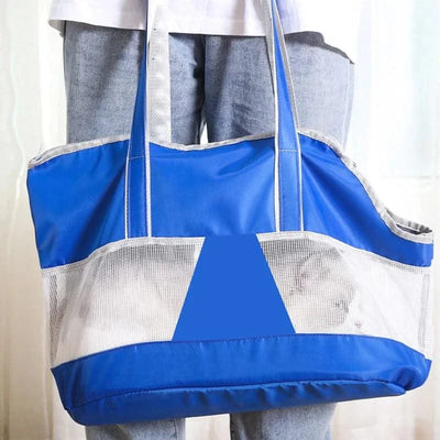 Small Dog Accessories Single-shoulder Portable Bag Pet Carrying Handbag Cat  Tote Travel Foldable Mesh Carriers Tote Car Cover