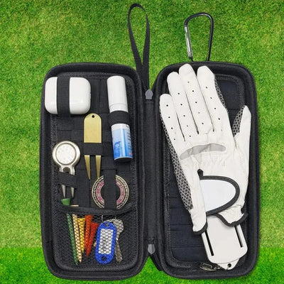 Protective Golf Accessories Case Bag Portable Golf Gloves Holder Large Capacity Golf Gloves Organizer Golf Caddy Organizer For