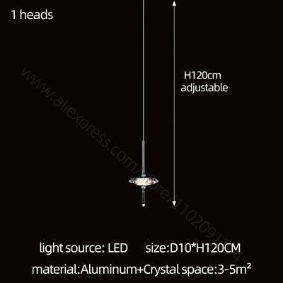 Led Chandelier Home Decoration Lighting Hanging Lamps Living Room Indoor Gloss Island Kitchen Lamps Chrome Staircase Chandelier