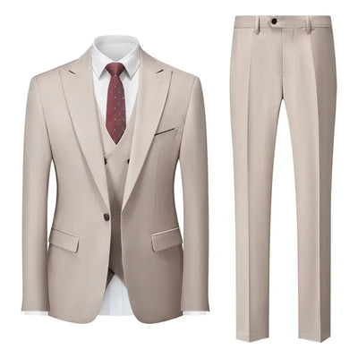Italian Business Gentleman Slim Suit, Groom Wedding Blazers, Men's Blazers, Italian Costume, Sizes M to 5XL