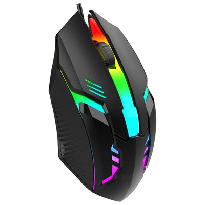 USB Wired Gaming Mouse 1200 DPI 3 Buttons Silent Mause Backlit Professional Gamer Mice Ergonomic Computer Mouse For PC Laptop