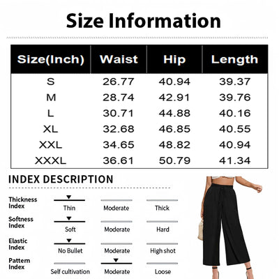 Women's Wide Leg Pants High Waist Casual trousers Solid Color Elastic Waist Tie Belt Loose Sweatpants gym pantalones de mujer