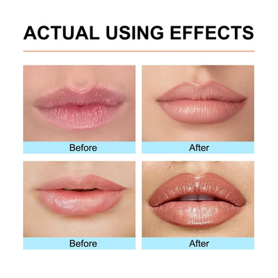 EELHOE Peel Lip Liner Outline Lip Shape Matte Lip Color Non-faint Red Brown Waterproof Long Lasting Contour Liner Lip Brush