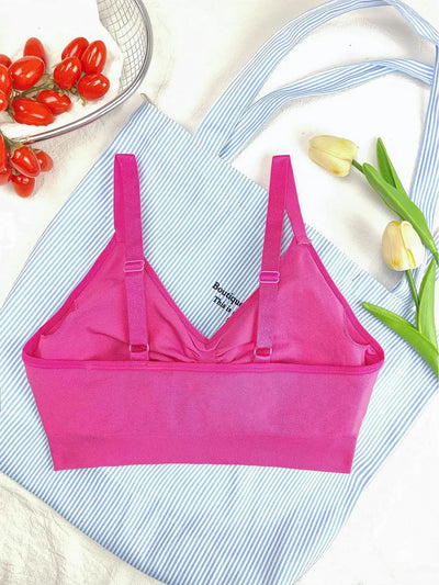 Women Yoga Bra Sport  Running Quick Drying Fitness Tops Padded Adjustable Seamless Bra