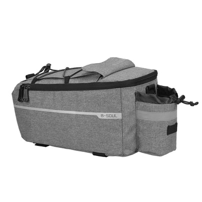 B-SOUL Mountain Bike Back Pack Electric Folding Shelf Bag Riding Equipment Camel Bag Bike Accessories Backseat Bag