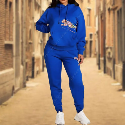 Women TrackSuit Aesthetic Designer Clothes Autumn Winter High quality Hoodies Sweatshirts Sweatpants Sportwear Woman Pants Sets