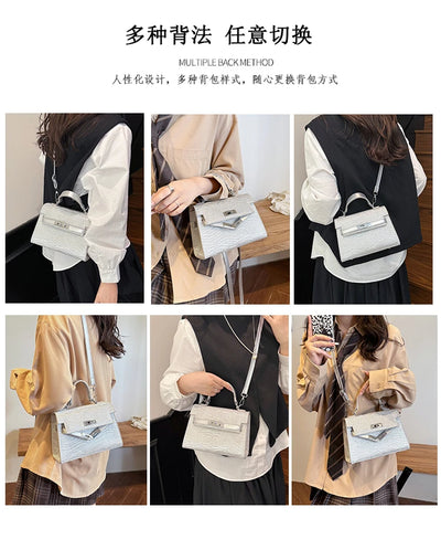 Popular Classic Leather Ladies Shoulder Bag Handbags For Women Designer Inspired Elegant Top Handle Purse Fashion Tote