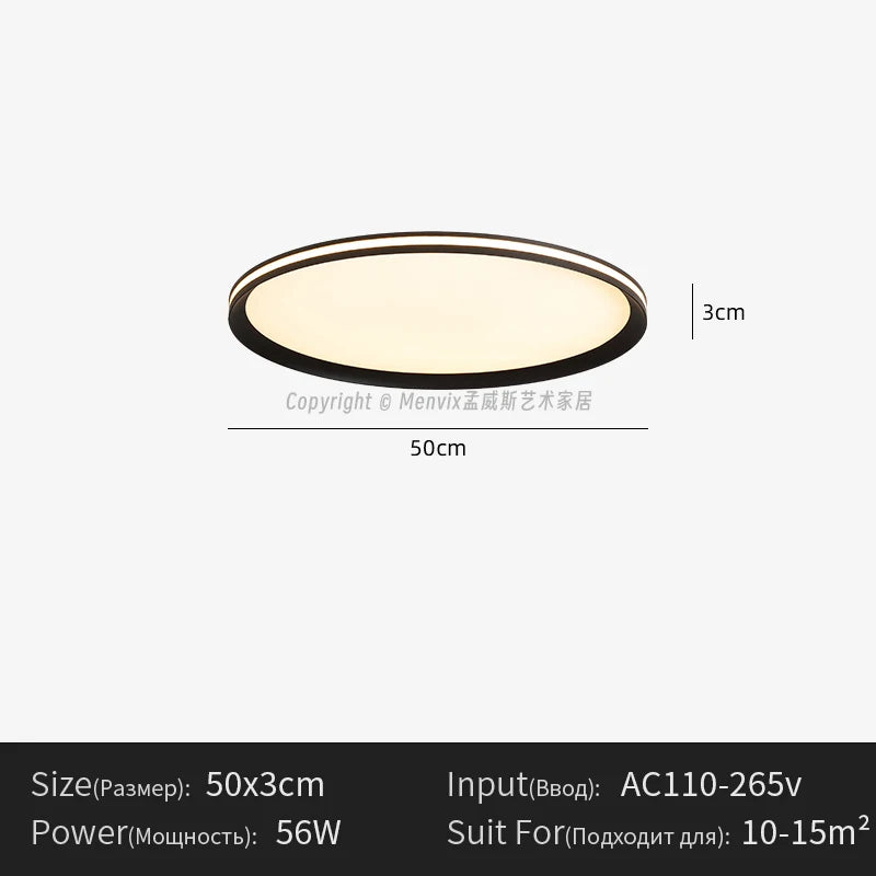 Modern LED Ceiling Light Minimalist Bedroom Lamp Home Decor Ceiling Chandelier Children's Room Lustre Living Room Lights Fixture