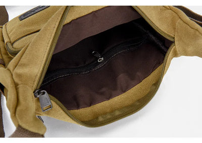 Men Canvas Shoulder Bags Casual Tote Travel Men's Crossbody Bag Luxury Messenger Bags Fashion High Quality Handbag