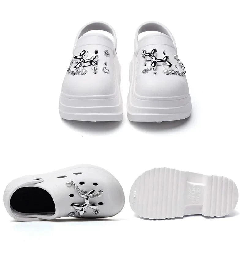Clogs Clogs Women's Slippers Summer Home Sandals Non Slip Garden Shoes Fashion  Flat Shoes Orginal Outdoor Couples EVA Design