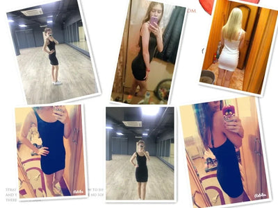 2025 Summer Dress For Women Sexy Backless Basic White Vestidos Sleeveless Slim Vest Classic Dress Strap Solid Party Club Dress
