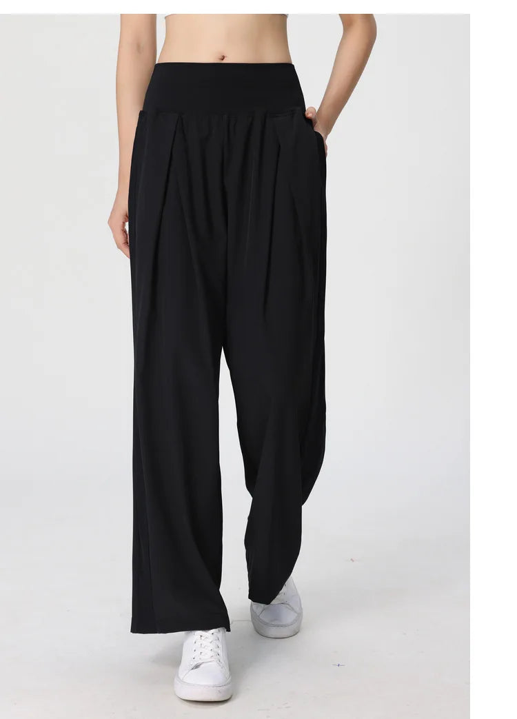 Women Wide Leg Pants Loose Fitness Yoga Pants 2024