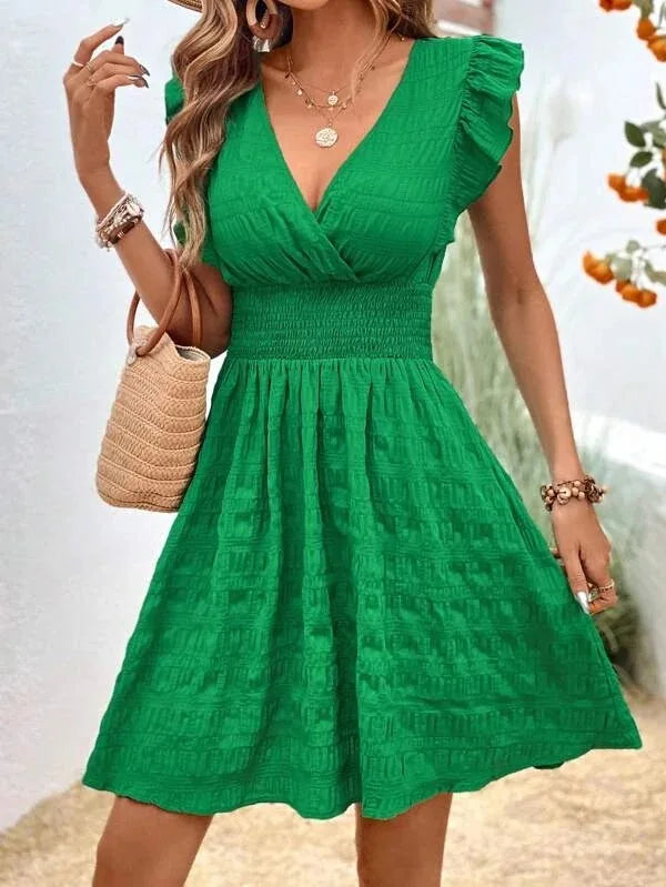 Elegant Short Dresses For Women Summer,Casual Holiday Beach Dress,Fashion Summer Dresses 2024,Summer Clothes Women 2024