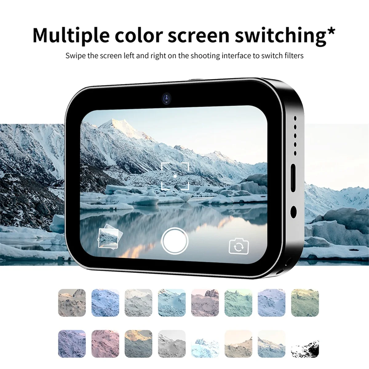 Best 4K CCD Digital Camera 64MP Digital Flash Video Camera with Touch Screen 16X Digital Zoom IR Night Vision Camera Black