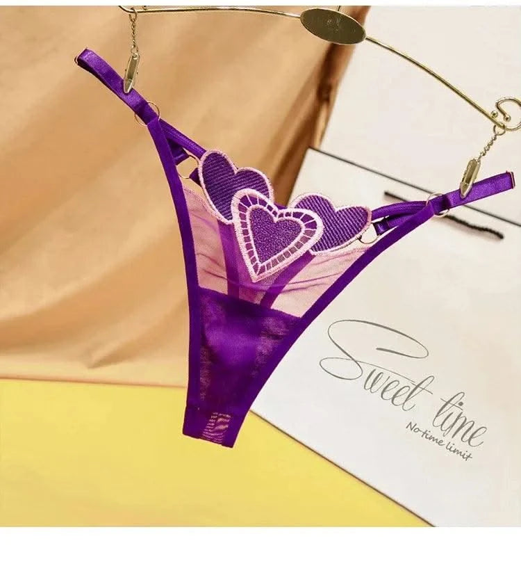 Sexy Panties Women Tong Embroidery Underwear Women Low-Rise Lingerie Girls' Thongs Women Panties Woman Clothing Underwear Female