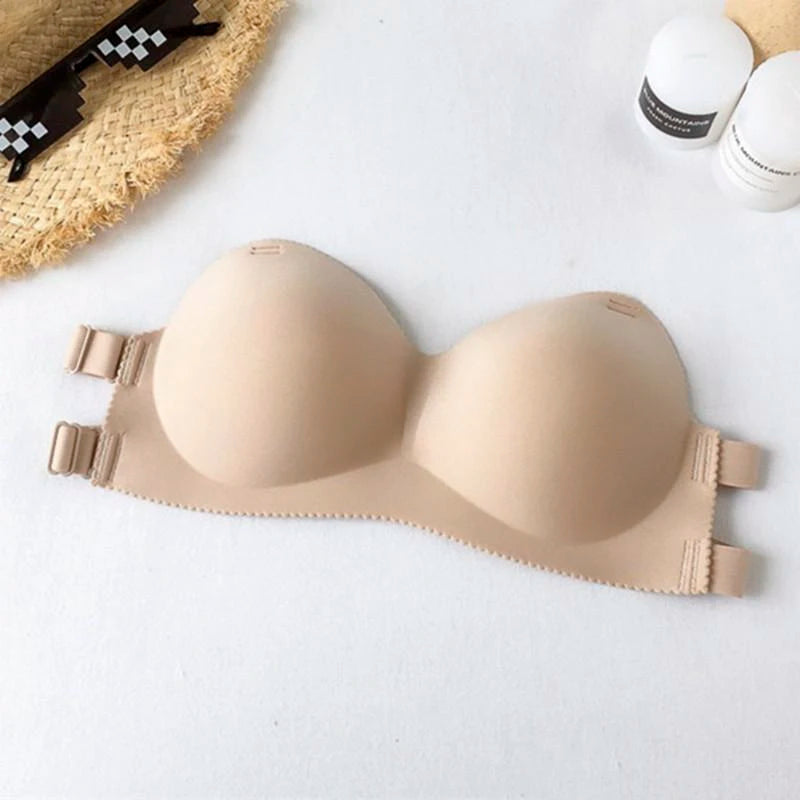 Women Bra Breathable Push UP Bras Seamless Wire Free Solid Lingerie Invisible