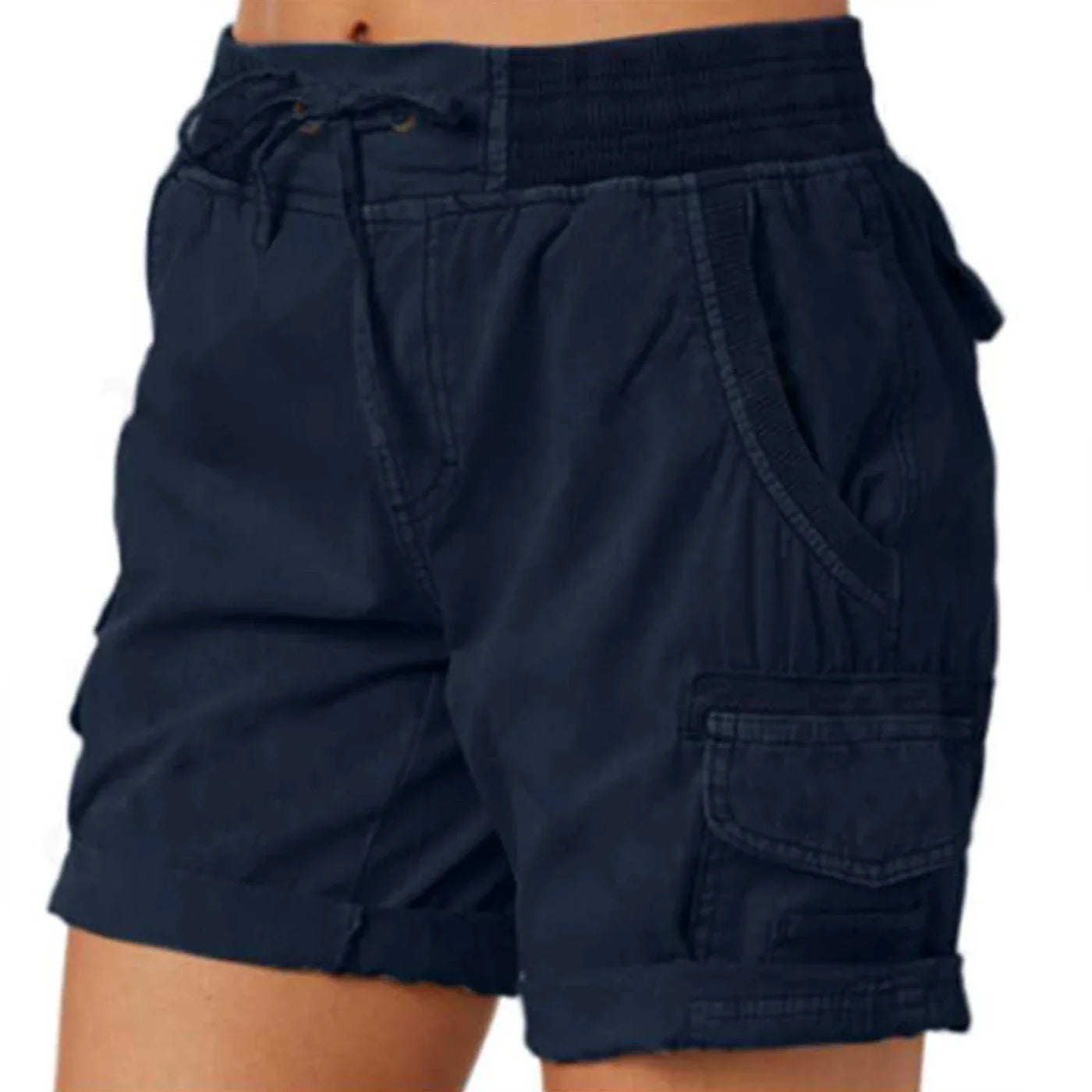 Women's Cargo Shorts Summer Multi Pockets Quick Dry Shorts Hiking Travel Golf Fishing Stretch Lightweight Female Shorts