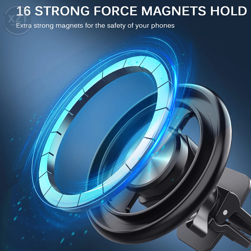 Universal For MagSafe Car Mount New Magnetic Phone Holder Stand Air Vent Mobile Phone Clip GPS Bracket For iPhone 14/13/12ProMax