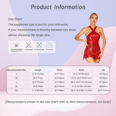 Women's Sequin Dance Dress Latin American Dance Costume Body Sleeveless Classical Samba Rumba Dresses Jazz Ballerina Dancewear