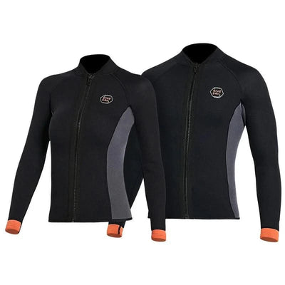 Wetsuit 3MM Neoprene Men Long Sleeve Split Wetsuit Warm Jacket Pants Plus Size Women Swimsuit Scuba Diving Snorkeling Surf Suit