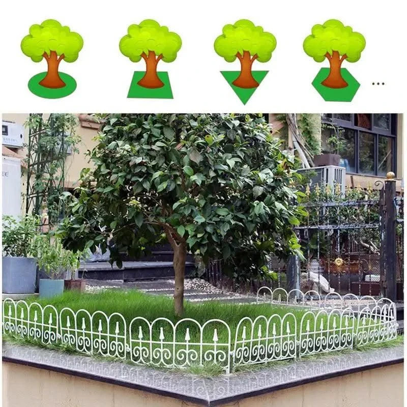 Garden Edging Fence Bendable Landscape Border Decorative Garden Fence Plant Lawn Flower Bed Fencing Barrier Home Yard Decor