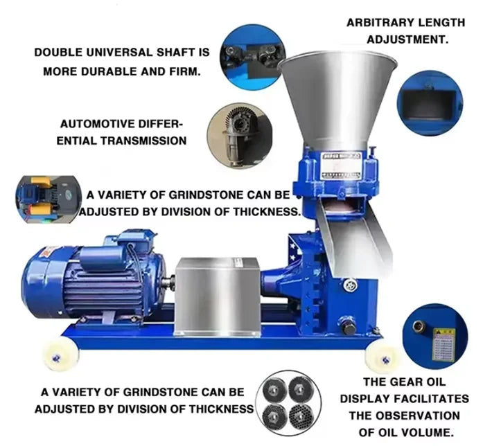 Pet Food Processing Machines Feed Pallet Making Machine Animal Feed Pellet Livestock Feed Machine