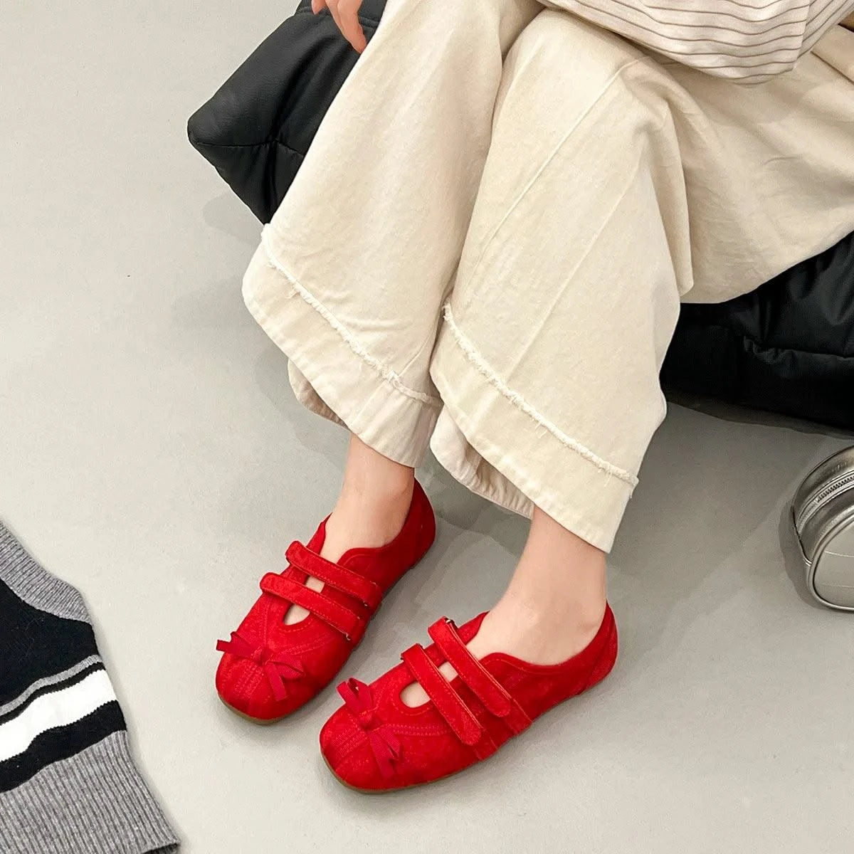 Designer Sneakers Flats Women Ballet Dance Walking shoes Sport Shoes Woman