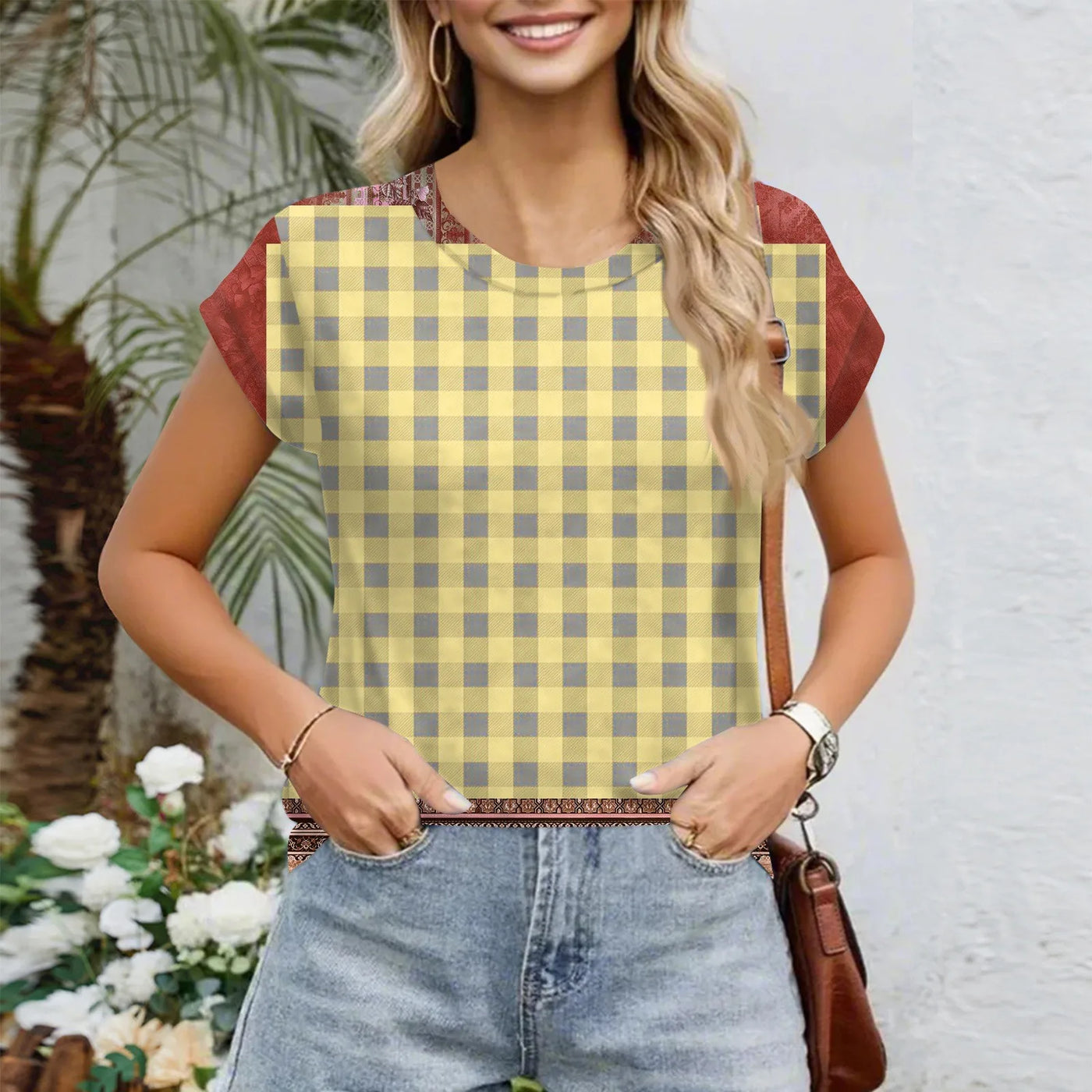 Womens Summer Tops Going Out Workout Outfits Spring Short-sleeved T Shirts Business Casual Dressy Fashion Trendy Clothes 2025