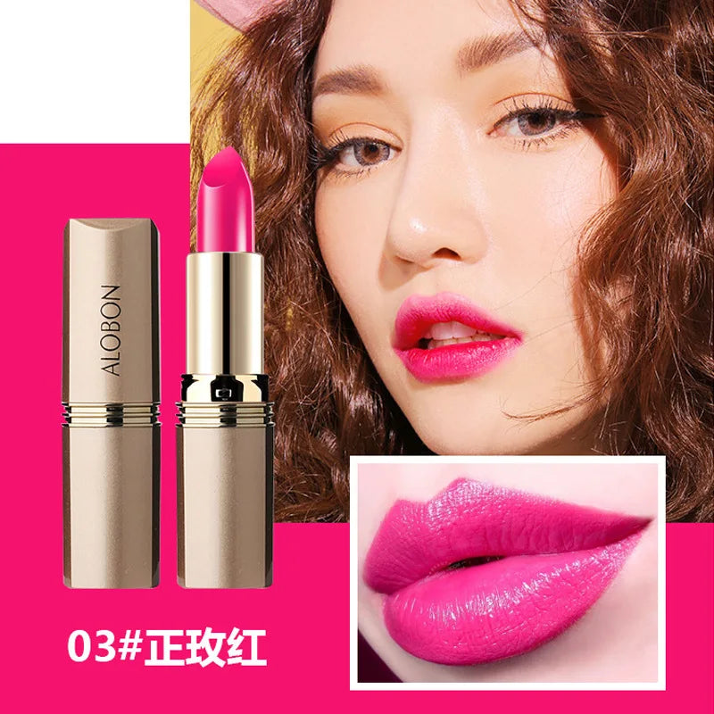 Pink Matte Lipstick Waterproof 24 hours Long Lasting Red Lipsticks Resistant Rose Lip Tint Velvet Lipstic Cosmetic Women Makeup