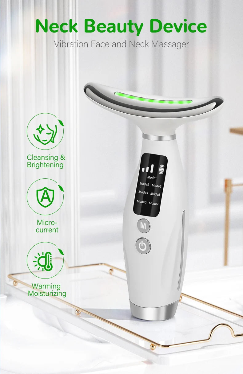 Neck Beauty Instrument Desalinates Neck Lines Neck Care Massage Instrument Lifting TighteningRemoving Patterns Beauty Instrument