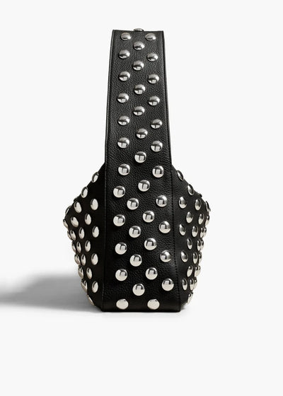 Fashionable Studded Purses Shoulder Hobo Bag Punk Women Small Shouder Purse Vegan Leather Designer Handbags Streetwear