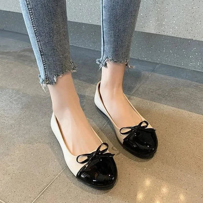 Non-slip Bowknot Comfortable Flat Ballerina Shoes for Women