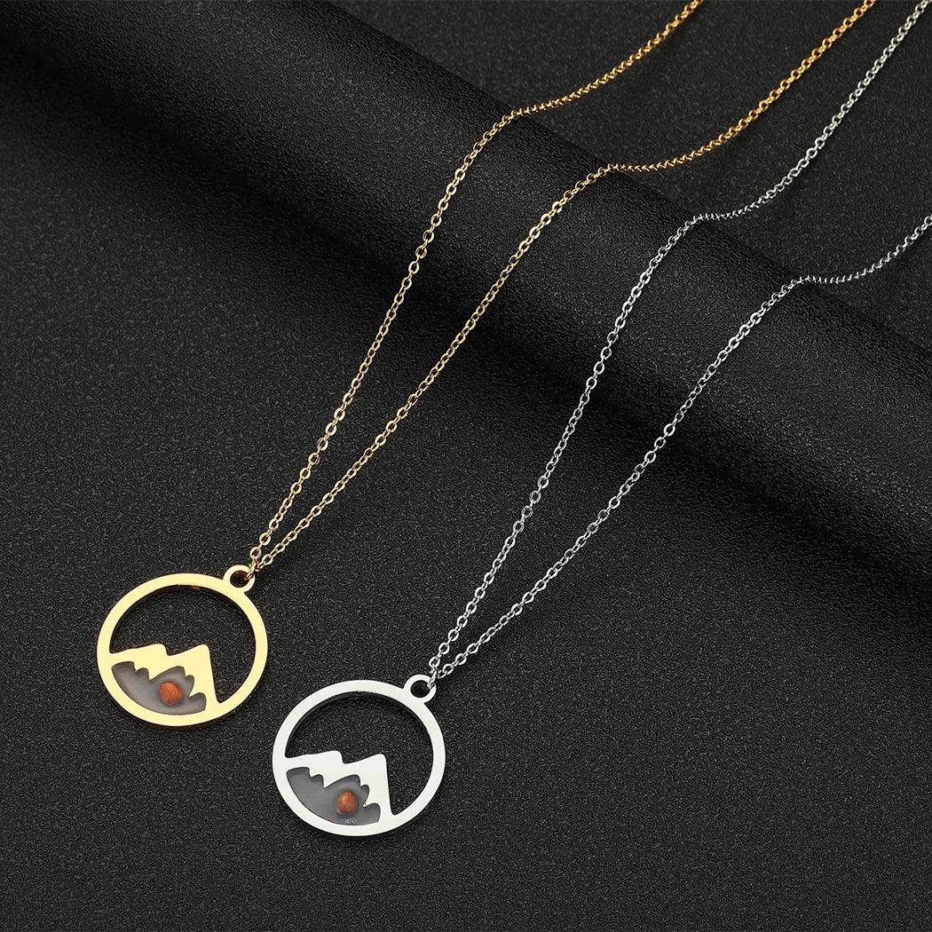 Stainless Steel Dainty Mustard Seed Necklace Move Mountains Christian  Tiny Christian  For Women