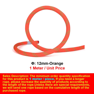 Φ:9mm-14mm,Static Ropes For Outdoor Climbing, High-Altitude Operation, Rapid Descent, Safety Rope, Various Specifications,P738