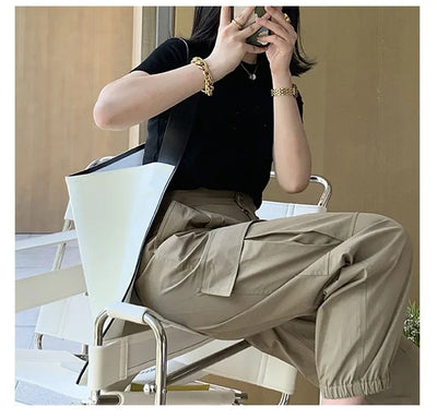 2025 Summer T shirts for Women Men Brown Casual Female Korean Streetwear Tees Unisex Basic Solid Young Cool Oversized Tops