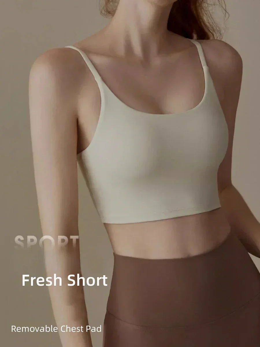 Fashion Women Sports Bra Top Sexy New  Sport Bra Gym Vest Women Workout Underwear Sportswear Running Vest Gym Wear👚👚